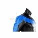 Nightwing Cosplay Costume Dick Grayson Blue Leather Suit