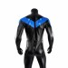 Nightwing Cosplay Costume Dick Grayson Blue Leather Suit