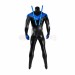 Nightwing Cosplay Costume Dick Grayson Blue Leather Suit
