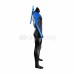 Nightwing Cosplay Costume Dick Grayson Blue Leather Suit