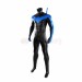 Nightwing Cosplay Costume Dick Grayson Blue Leather Suit