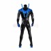 Nightwing Cosplay Costume Dick Grayson Blue Leather Suit