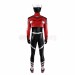 Absolute Wally West Cosplay Costume Red Leather Suit