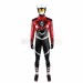 Absolute Wally West Cosplay Costume Red Leather Suit