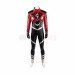 Absolute Wally West Cosplay Costume Red Leather Suit