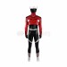 Absolute Wally West Cosplay Costume Red Leather Suit