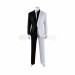 Absolute Two Face Cosplay Costume White and Black Suit