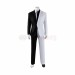 Absolute Two Face Cosplay Costume White and Black Suit