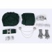 Avengers Doomsday Cosplay Costumes Latverian Witch Green Suits