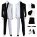 Absolute Two Face Cosplay Costume White and Black Suit