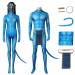 Avatar 2 The Way of Water Cosplay Costumes Jake Sully and Neytiri Jumpsuits