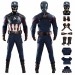 Avengers Endgame Captain America Cosplay Costume Steve Rogers Suit