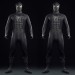 Black Spider-Man Cosplay Costumes Halloween Male Suits