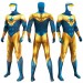 Booster Gold Cosplay Costumes Michael Jon Carter Jumpsuits