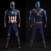 Captain America Cosplay Costumes Halloween Male Suits