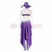 Nico Robin Cosplay Costumes Miss Allsunday Purple Suits