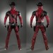 Deadpool 3 Cowboypool Cosplay Costume Leather Cosplay Suit