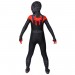 Gift For Boys Miles Morales Black Spider-man Cosplay Suit HQ Printed Costumes