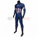Captain America Steve Rogers Cosplay Suit Age of Ultron Deep Blue Jumpsuits