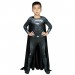 Christmas Gifts For Kids Clark Kent Black Cosplay Suit With Cloak
