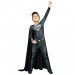 Christmas Gifts For Kids Clark Kent Black Cosplay Suit With Cloak
