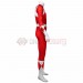 Red Power Ranger Cosplay Suit Classic Red Spandex Power Rangers Costumes