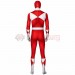 Red Power Ranger Cosplay Suit Classic Red Spandex Power Rangers Costumes