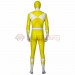 Yellow Power Ranger Suit Spandex Power Rangers Costumes Printed Edition