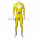 Yellow Power Ranger Suit Spandex Power Rangers Costumes Printed Edition