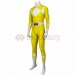Yellow Power Ranger Suit Spandex Power Rangers Costumes Printed Edition