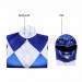 Blue Power Ranger Cosplay Suit Spandex Power Rangers Costumes Lightweight