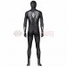 Spider Man Miles Morales PS5 Cosplay Suit Symbiote Black Spandex Bodysuit