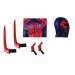 Across The Spider-Verse Cosplay Costume Spiderman 2099 Miguel O'Hara Spandex Bodysuit