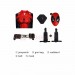 Lady Deadpool Cosplay Costume With Complex Accessories