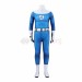 Kids Invisible Woman The Fantastic Four First Steps Cosplay Costumes Sue Storm Halloween Suit
