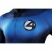 Fantastic Four 2005 Navy Cosplay Costume Human Torch Spandex Bodysuit