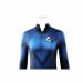 Fantastic Four 2005 Navy Cosplay Costume Invisible Woman Spandex Bodysuit