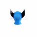 Fantastic Four Wolverine Cosplay Costume Blue Spandex Bodysuit