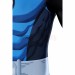 Fantastic Four Wolverine Cosplay Costume Blue Spandex Bodysuit