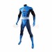 Fantastic Four Wolverine Cosplay Costume Blue Spandex Bodysuit