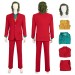 Jack Napier 2 Cosplay Costumes Jack Napier Red Suit Top Level