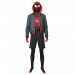 Miles Morales Cosplay Costumes Spider Man Into The Spider Verse Miles Green Coat