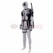 Deadpool Wade Wilson Cosplay Costumes Leather White X Force Edition