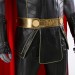 Thor 4 Cosplay Costumes Fur Collar Black Top Level Suits