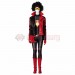 Spider-man Female Cosplay Costumes Red Leather Suits