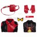 Spider-man Female Cosplay Costumes Red Leather Suits