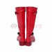 Spider-man Female Cosplay Costumes Red Leather Suits