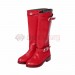 Spider-man Female Cosplay Costumes Red Leather Suits