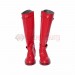Spider-man Female Cosplay Costumes Red Leather Suits