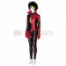 Spider-man Female Cosplay Costumes Red Leather Suits